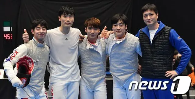 ＜フェンシング＞男子フルーレ韓国、東京W杯で銅メダル獲得