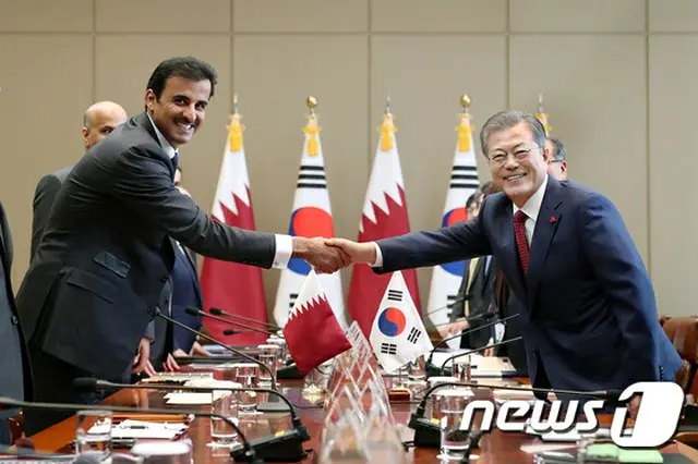 文大統領、カタール首長との会談でサッカー・アジア杯を言及「カタールに優勝してほしい」＝韓国