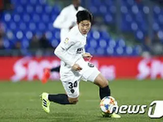 ＜サッカー＞“17歳”バレンシアのイ・ガンイン、ヘタフェ戦逆転ゴールに貢献＝国王杯