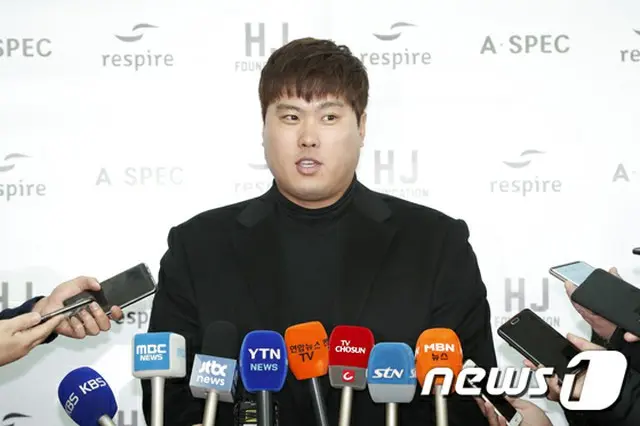 “20勝したい”リュ・ヒョンジン、2019シーズンの大きな抱負を胸に米国へ（提供:news1）