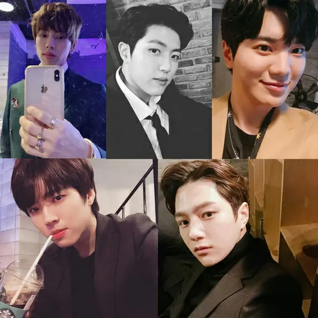 韓国ボーイズグループ「INFINITE」が、SNSで近況を公開した。（提供:OSEN）