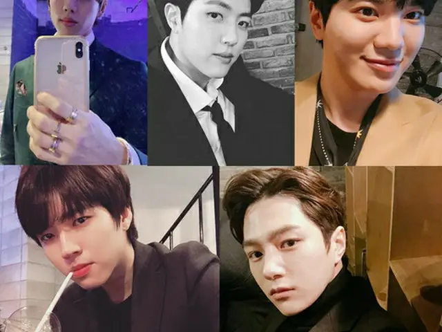 韓国ボーイズグループ「INFINITE」が、SNSで近況を公開した。(提供:OSEN)