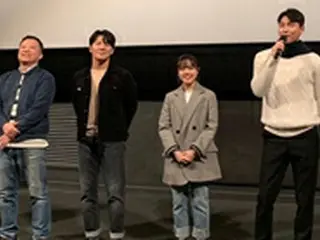 映画「証人」出演のチョン・ウソン、公開前の舞台挨拶に登場 「感情を十分に伝えられるよう努力した」