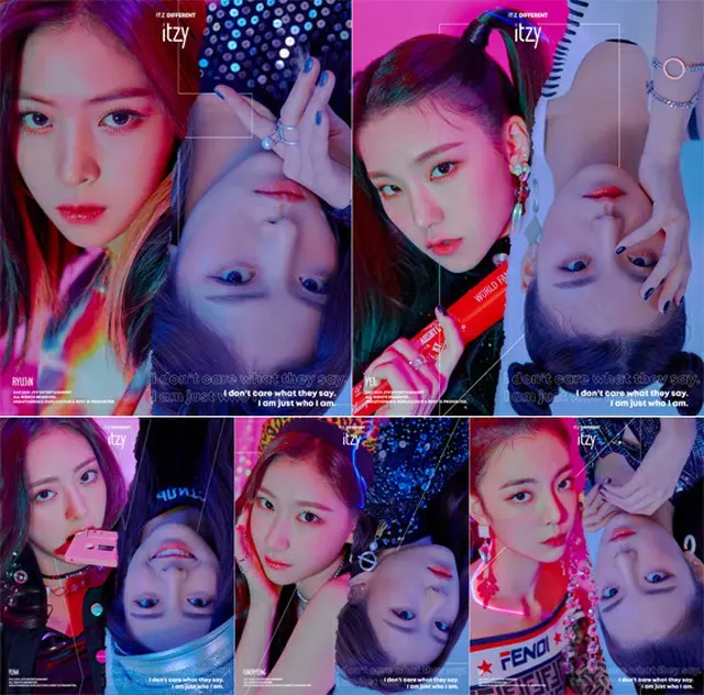 “TWICE妹分”「ITZY」、5人5色の“ピンク＆ブルー”イメージ公開＝デビューまで7日（提供:OSEN）