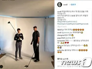 ＜ゴルフ＞パク・ソンヒョン、“世界的ゴルファー”タイガー・ウッズと広告撮影「忘れられない」