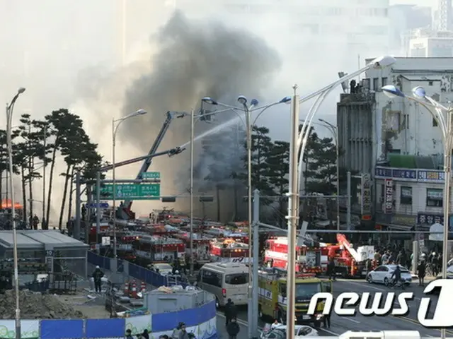 ソウル中心地で火災発生＝現時点で人命被害の情報なし