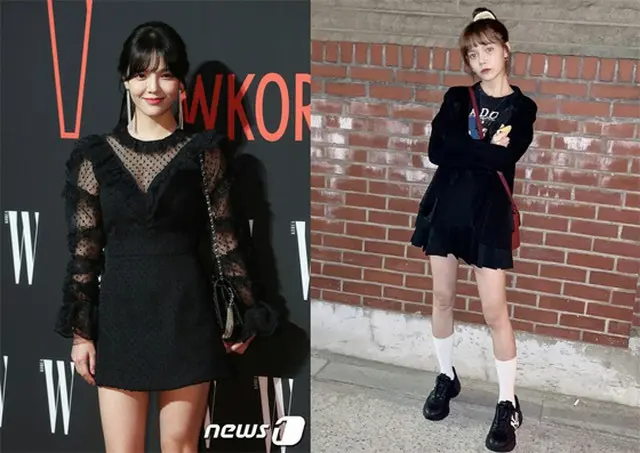 “激やせ”ジミン（AOA）、“健康異常説”に自ら言及「健康です」（ジミンInstagram/news1）