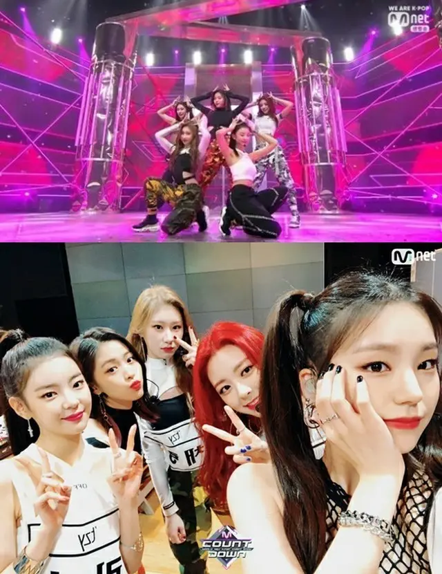 韓国ガールズグループ「ITZY」が、Mnetの音楽番組「M COUNTDOWN」に出演した。（提供:news1）