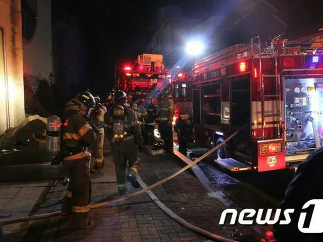韓国・大邱中心部の銭湯で火災、50人が死傷