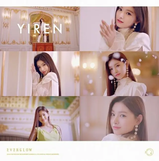 新人「EVERGLOW」YIREN、中国Weibo再生回数1億9000万回突破！（提供:OSEN）