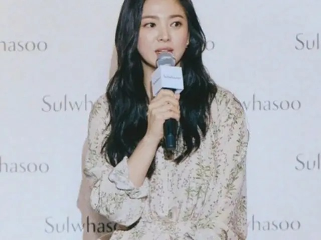 韓国女優ソン・ヘギョがシンガポールで開催されたイベントに出席し、今後の計画について語った。（写真提供:OSEN）