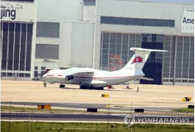 高麗航空の輸送機ＩＬ－７６（資料写真）＝（聯合ニュース）