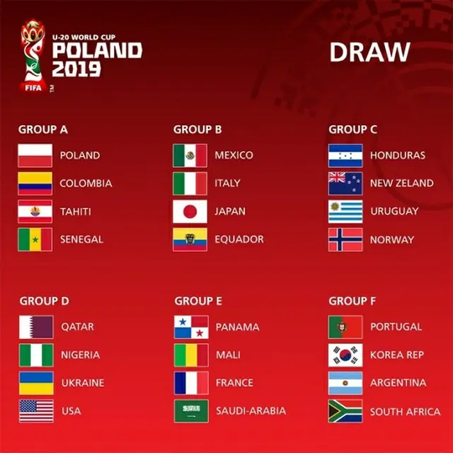 ＜サッカー＞U-20W杯組み合わせが決定、韓国代表は死の組に編成
