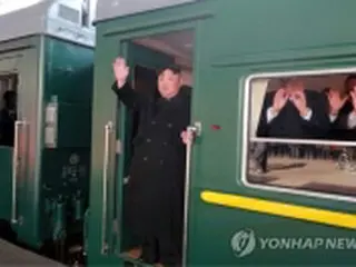 ［速報］金正恩氏　列車でベトナム入り＝あす米朝首脳再会談