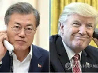 文大統領「今後の協議での良い成果期待」　トランプ氏と電話会談