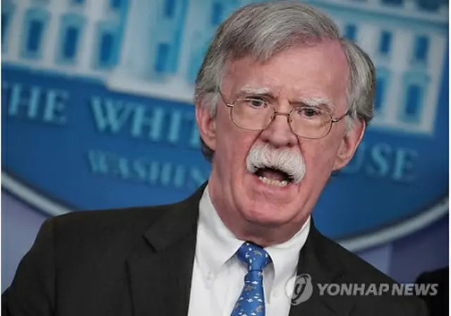 ボルトン米大統領補佐官＝（ＡＦＰ＝聯合ニュース）