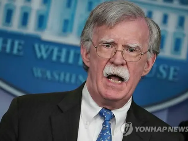 ボルトン米大統領補佐官＝（ＡＦＰ＝聯合ニュース）