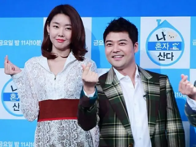 韓国で大注目のカップル、タレントのチョン・ヒョンム（41）とモデルのハン・ヘジン（35）が破局した。（提供:OSEN）