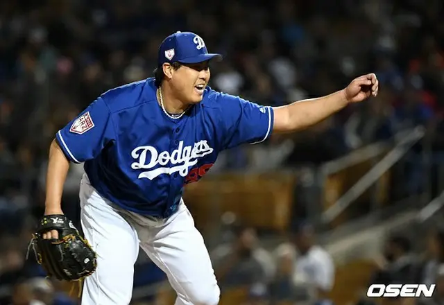 ＜MLB＞ドジャースのリュ・ヒョンジン、CIN戦4イニング2失点＝オープン戦初失点