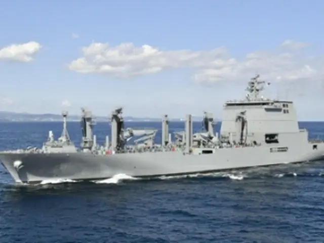 韓国海軍の軍需支援艦「昭陽」＝（聯合ニュース）