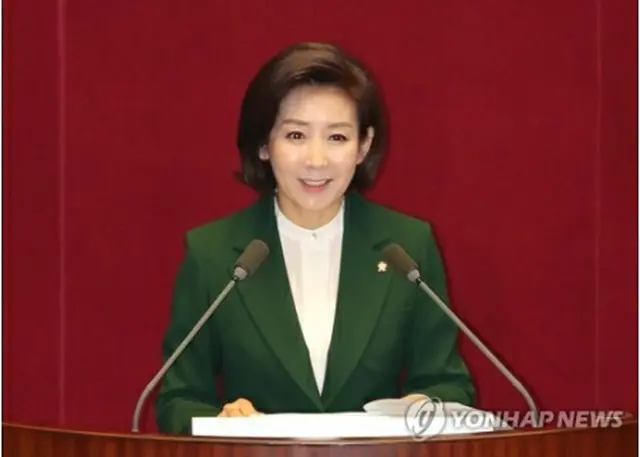 自由韓国党の羅卿ウォン院内代表（資料写真）＝（聯合ニュース）