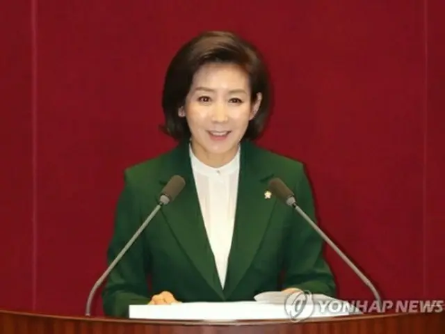 自由韓国党の羅卿ウォン院内代表（資料写真）＝（聯合ニュース）
