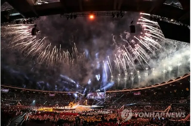 アブダビで行われたスペシャルオリンピックスの開会式＝（ＡＦＰ＝聯合ニュース）