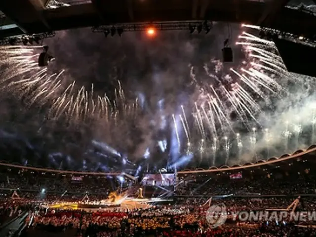 アブダビで行われたスペシャルオリンピックスの開会式＝（ＡＦＰ＝聯合ニュース）