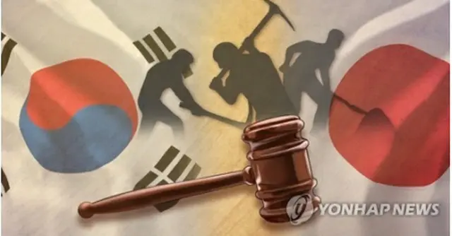 韓国で強制徴用被害者らへの賠償を日本企業に命じる判決が次々に出ており、韓日の対立が深まっている（イラスト）＝（聯合ニュース）