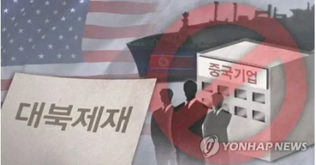 米国が対北朝鮮制裁に違反した中国企業に対し独自制裁に踏み切った（コラージュ）＝（聯合ニュース）