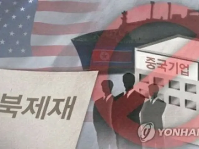 米国が対北朝鮮制裁に違反した中国企業に対し独自制裁に踏み切った（コラージュ）＝（聯合ニュース）