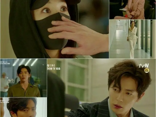 韓国新ドラマ「彼女の私生活」のパク・ミニョンとキム・ジェウクが、きわどい緊張感が爆発する出会いを予告して関心を集めている。(写真提供:OSEN)