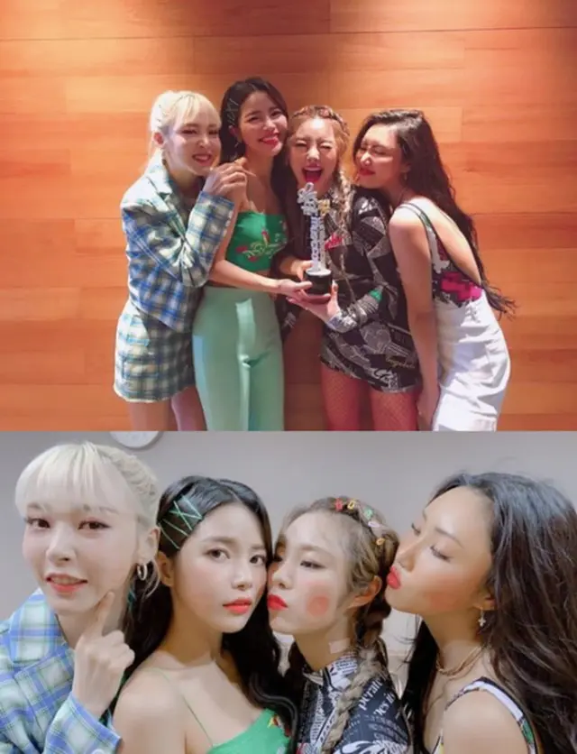 人気ガールズグループ「MAMAMOO」が音楽番組1位の6冠を達成（提供:OSEN)