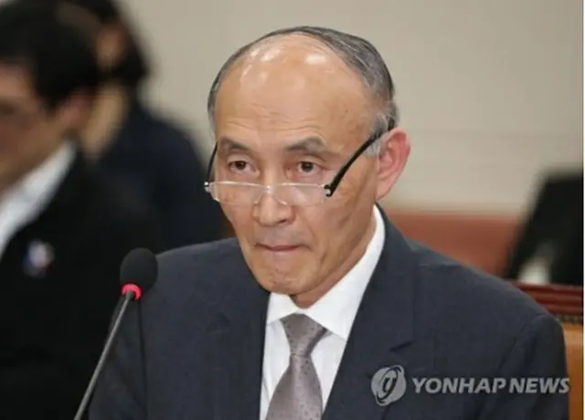 人事聴聞会に出席した趙氏＝２７日、ソウル（聯合ニュース）