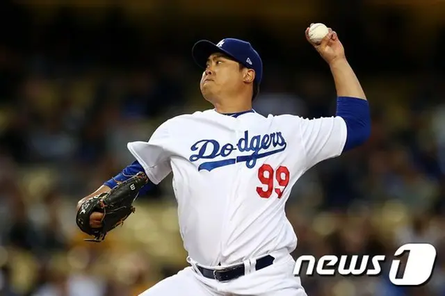 ＜MLB＞リュ・ヒョンジン、ジャイアンツ相手に勝利＝開幕2連勝