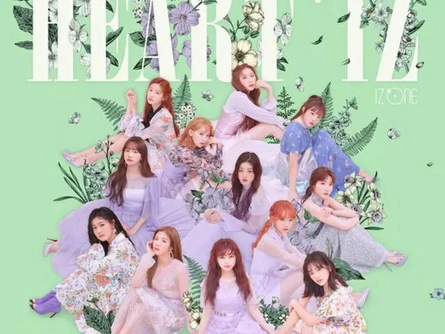 「IZ*ONE」、アルバム「HEART*IZ」の初動売上13万枚突破！歴代ガールズグル―プ1位を記録（提供:news1）