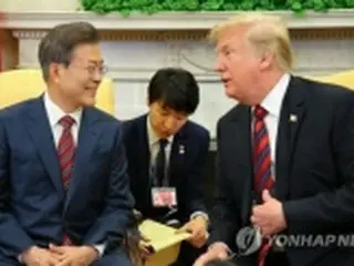 文大統領　11日にトランプ氏と首脳会談＝非核化へ具体策協議