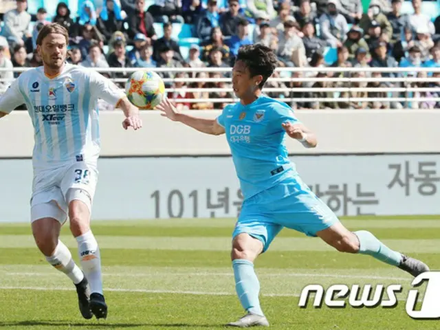 韓国サッカー選手キム・ジンヒョクら7人、国軍体育部隊「尚州尚武」に最終合格　写真はキム・ジンヒョク。