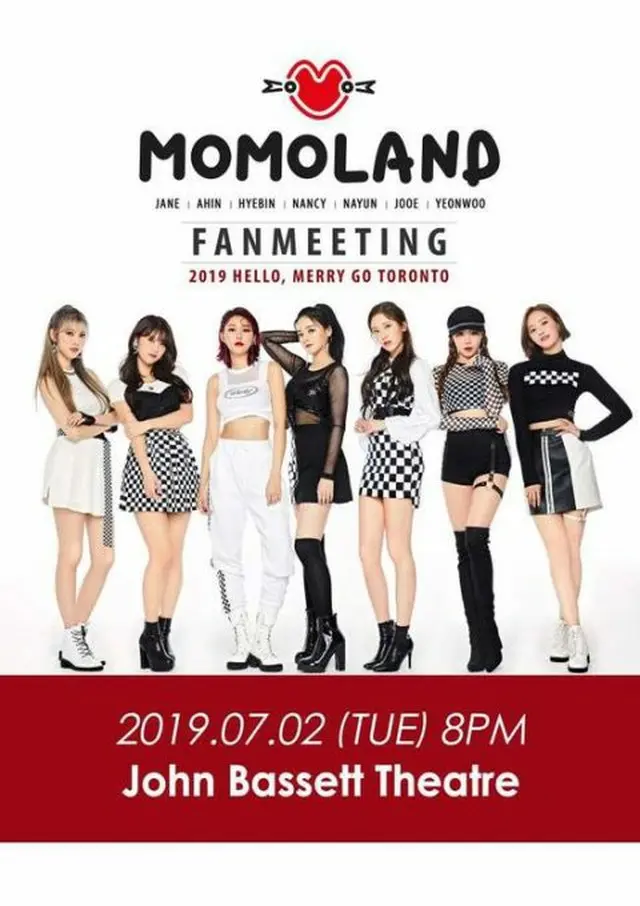 人気アイドルグループ「MOMOLAND」がカナダ公式ファンミーティングチケットの販売をオープンした。(提供:OSEN)
