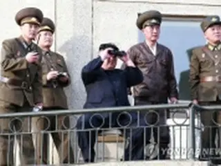 金正恩氏　新型兵器の射撃実験視察
