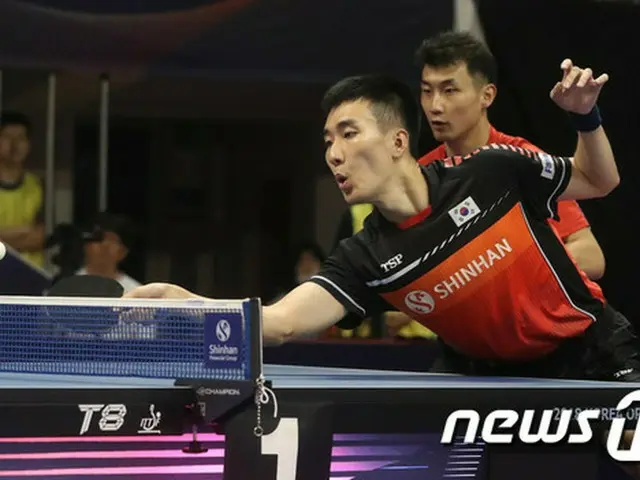 韓国男子卓球代表チームが世界選手権で順調に勝ち進んだ。(提供:news1)