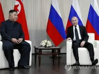 金正恩氏　プーチン氏と「地域情勢の安定・共同管理」議論