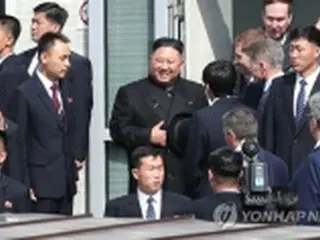 金正恩氏がウラジオ出発　予定より早く帰途に