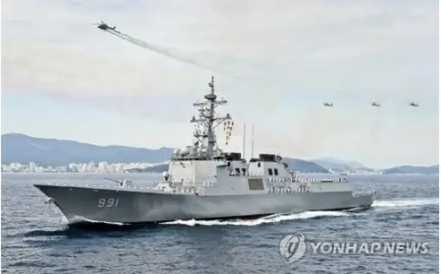 韓国海軍のイージス駆逐艦「世宗大王」（資料写真）＝（聯合ニュース）