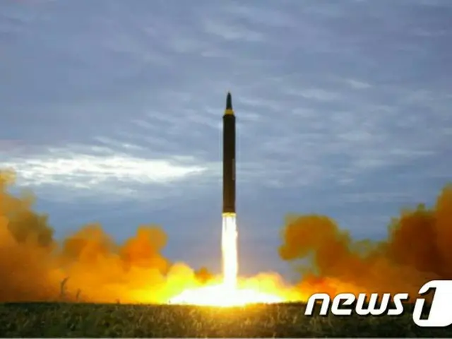 当初韓国合同参謀本部は、“短距離ミサイル”をと発表したが“短距離飛翔体”に修正発表した。（写真は過去のもの/提供:news1）