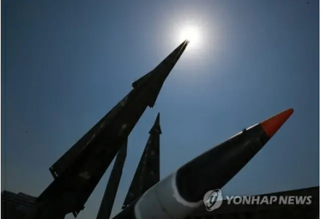 ソウル・戦争記念館に展示されたミサイル（資料写真）＝（聯合ニュース）