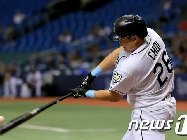 ＜MLB＞タンパベイ・レイズのチェ・ジマン、3試合ぶりにヒットを記録