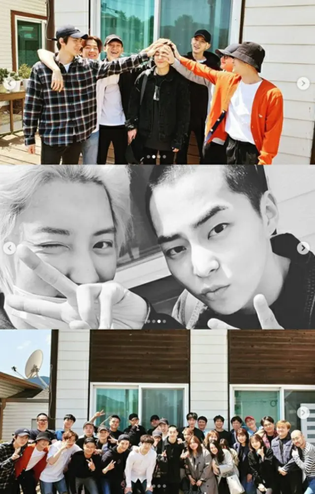 CHANYEOL（EXO）、XIUMIN入隊の瞬間を公開 「面会はKAIと」（画像:OSEN）