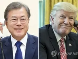 北朝鮮との非核化交渉再開議論　飛翔体発射後の対応評価＝韓米首脳