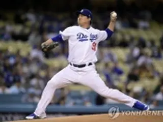 ［写真］ドジャース柳賢振　メジャー２度目の完封勝利